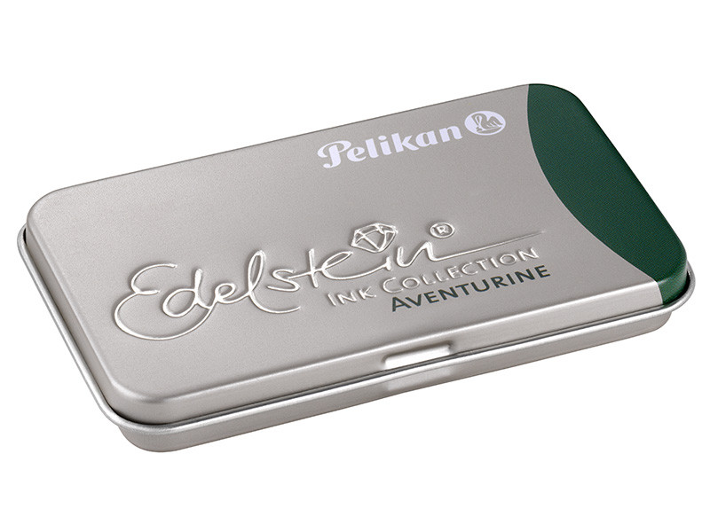 Картриджи с чернилами (6 шт) для перьевой ручки Pelikan Edelstein Aventurine зеленый, артикул 339671. Фото 1
