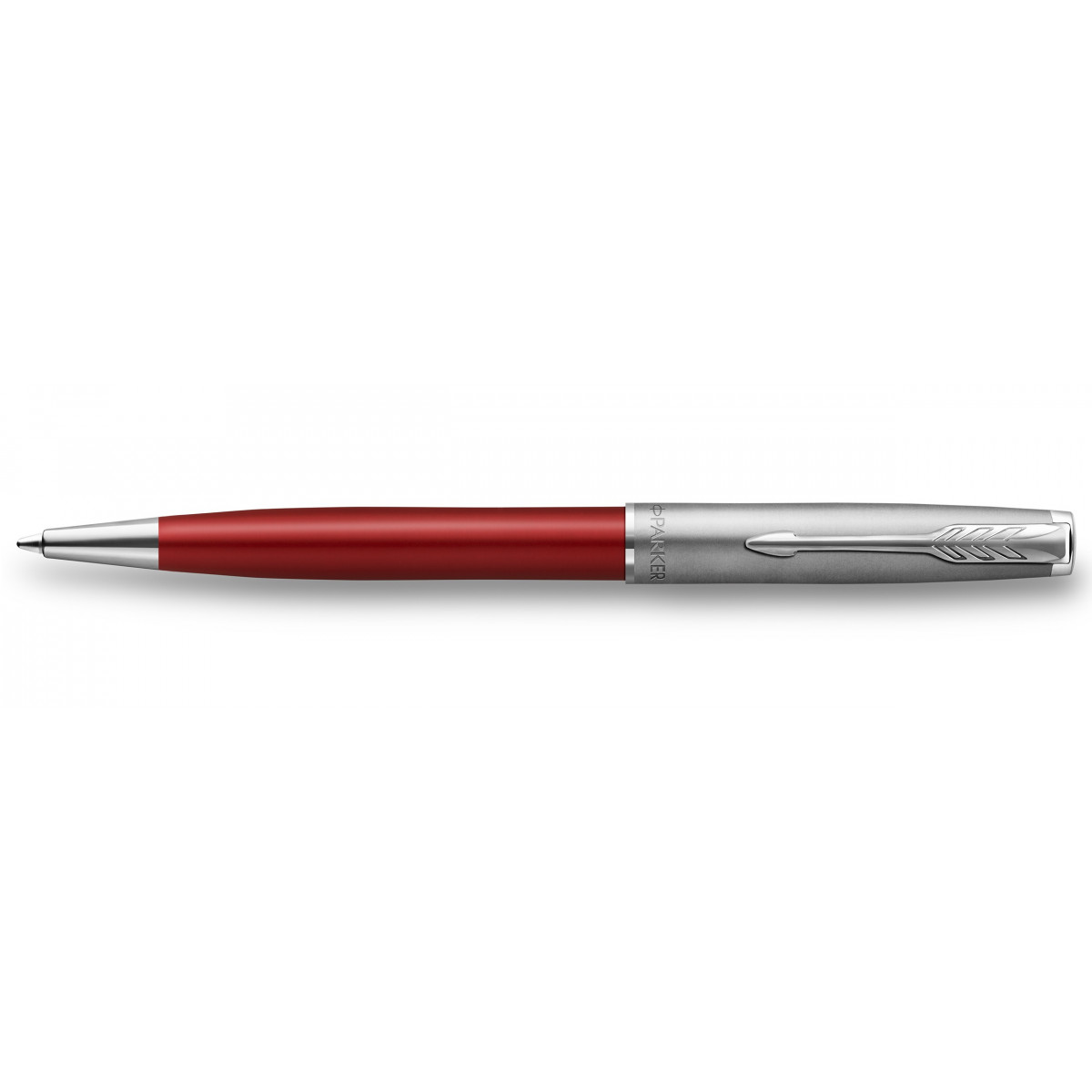 Шариковая ручка Parker Sonnet Entry Metal & Red Lacquer, 2146851 Шариковая ручка Parker Sonnet Entry Metal & Red Lacquer, артикул 2146851. Фото 1