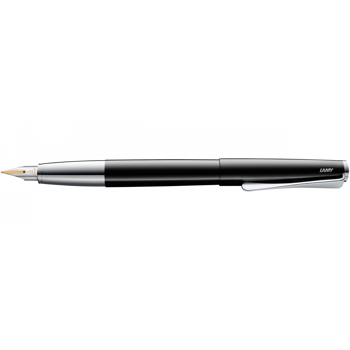 Перьевая ручка Lamy Studio Piano Black, 4032675 Перьевая ручка Lamy Studio Piano Black, артикул 4032675. Фото 1