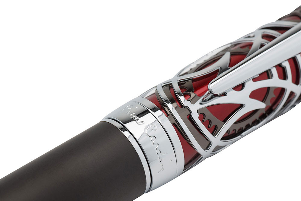 Ручка-роллер Pierre Cardin L'Esprit Soft Touch черный лак красный лак хром, артикул PC6604RP. Фото 5