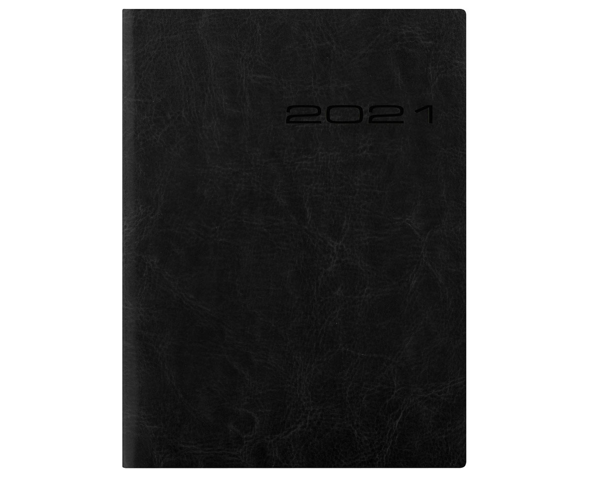 Еженедельник в мягкой обложке 2021 год Letts Lecassa A6+ искусственная кожа черный, 1136569 Еженедельник в мягкой обложке 2021 год Letts Lecassa A6+ искусственная кожа черный, артикул 1136569. Фото 1
