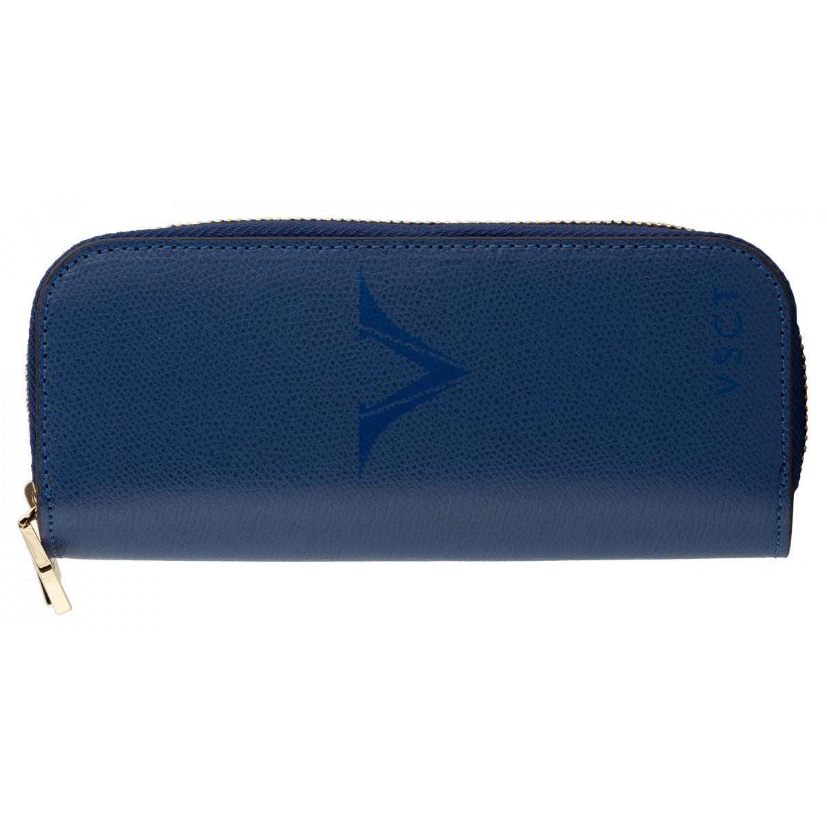 Кожаный чехол для четырех ручек Visconti VSCT синий, артикул KL08-02. Фото 1