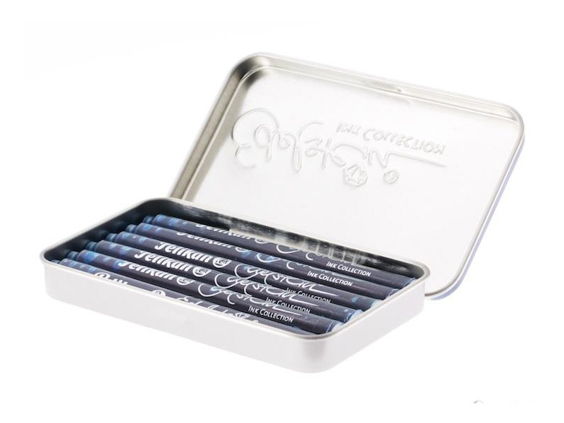 Картриджи с чернилами (6 шт) для перьевой ручки Pelikan Edelstein Topaz бирюзово-синий, артикул 339655. Фото 2