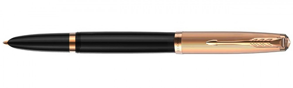 Перьевая ручка Parker 51 Deluxe Black GT, артикул 2123511. Фото 1