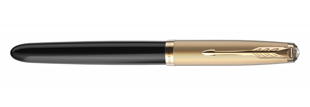 Перьевая ручка Parker 51 Deluxe Black GT, артикул 2123511. Фото 2