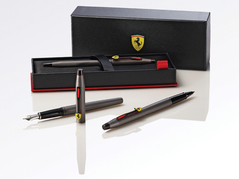 Ручка-роллер Cross Century Classic for Scuderia Ferrari Titanium Gray Satin Lacquer, артикул FR0085-128. Фото 5