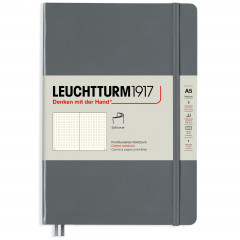 Записная книжка Leuchtturm Medium A5 Anthracite мягкая обложка 123 стр