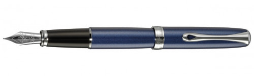 Перьевая ручка Diplomat Excellence A2 Midnight Blue Chrome перо сталь