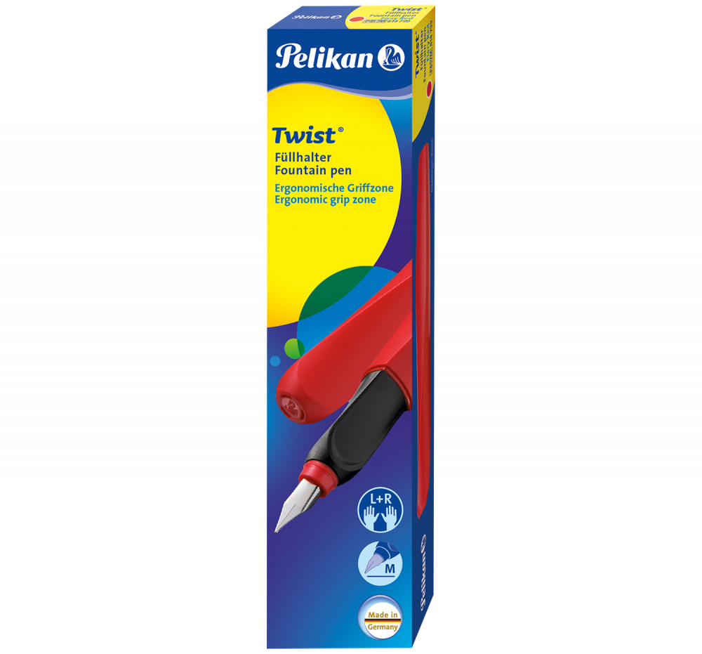 Перьевая ручка Pelikan Twist Fiery Red, артикул PL814799. Фото 5