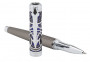 Ручка-роллер Pierre Cardin L'Esprit темно-серый и синий лак гравировка хром