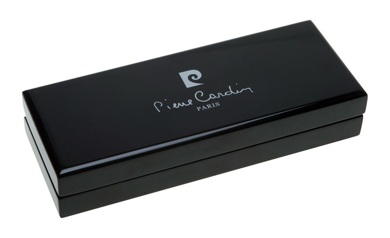 Ручка-роллер Pierre Cardin L'Esprit темно-серый и синий лак гравировка хром, артикул PC6606RP. Фото 7