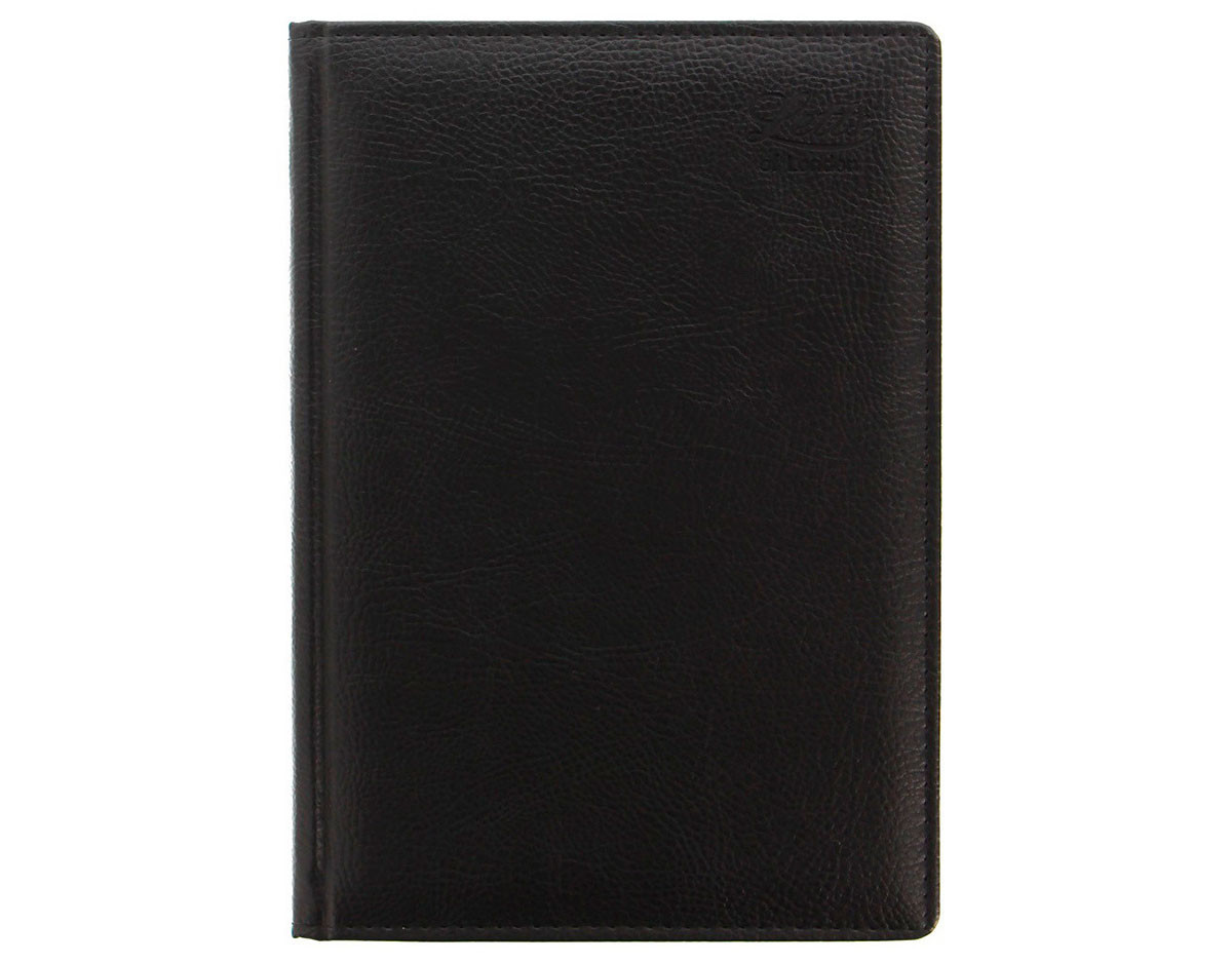 Ежедневник недатированный Letts Milano A5 искусственная кожа черный, 1366578 Ежедневник недатированный Letts Milano A5 искусственная кожа черный, артикул 1366578. Фото 1