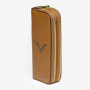 Кожаный чехол для четырех ручек Visconti VSCT коньяк