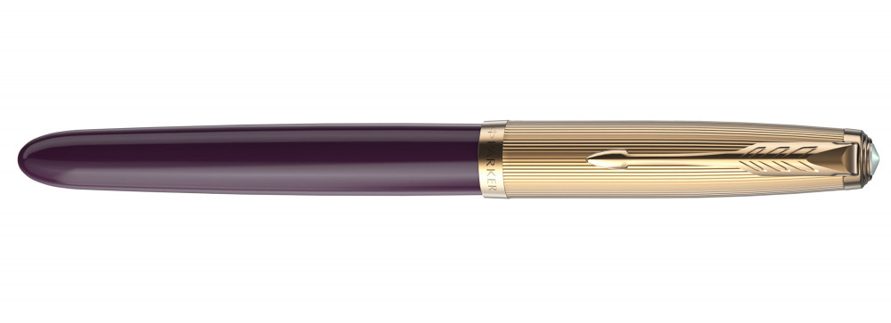 Перьевая ручка Parker 51 Deluxe Plum GT, артикул 2123516. Фото 2
