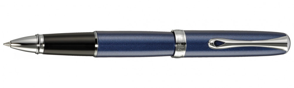 Ручка-роллер Diplomat Excellence A2 Midnight Blue Chrome, артикул D40209030. Фото 1