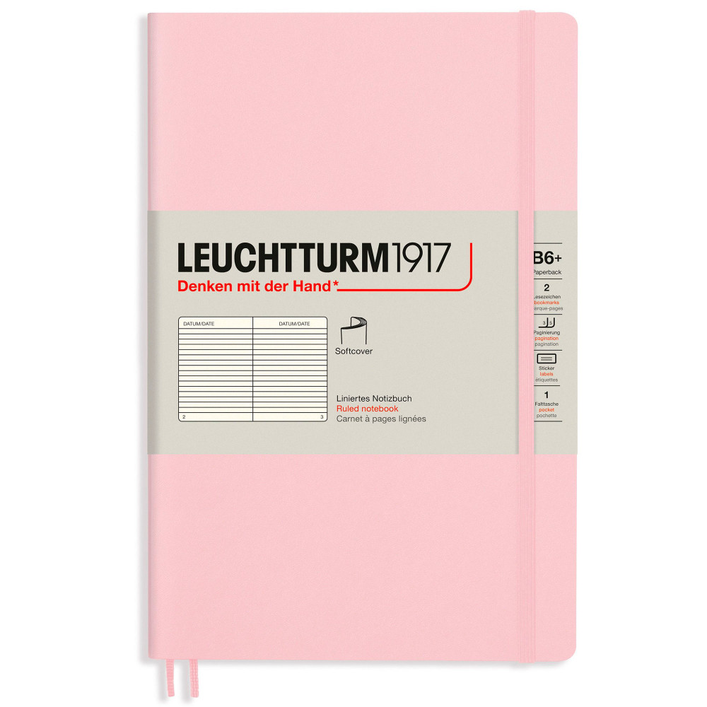 Записная книжка Leuchtturm Paperback B6+ Powder мягкая обложка 123 стр, артикул 363931. Фото 10