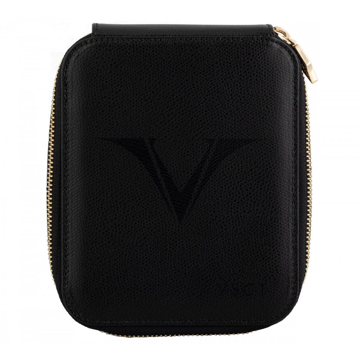 Кожаный чехол для шести ручек Visconti VSCT черный, KL09-01 Кожаный чехол для шести ручек Visconti VSCT черный, артикул KL09-01. Фото 1