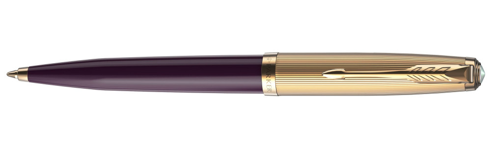Шариковая ручка Parker 51 Deluxe Plum GT, артикул 2123518. Фото 1