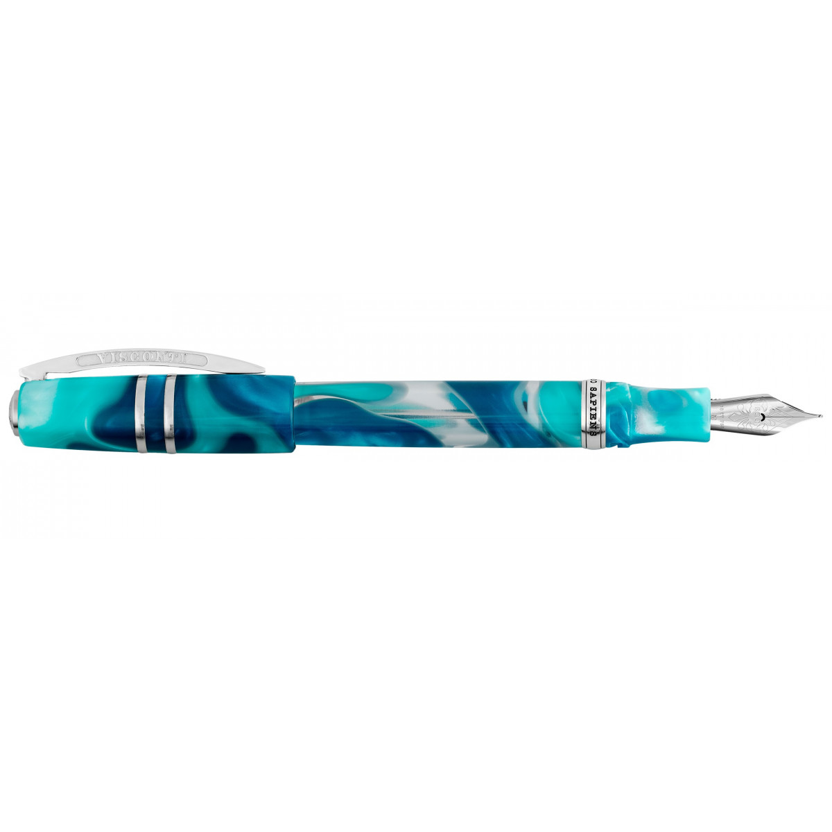 Перьевая ручка Visconti Homo Sapiens Blue Lagoon Limited Edition 2020, KP15-14-FPEF Перьевая ручка Visconti Homo Sapiens Blue Lagoon Limited Edition 2020, артикул KP15-14-FPEF. Фото 1