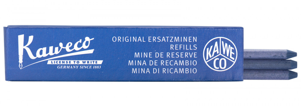 Грифели (3 шт.) для цанговых карандашей Kaweco 5B 5,6 мм синий, артикул 10000382. Фото 1