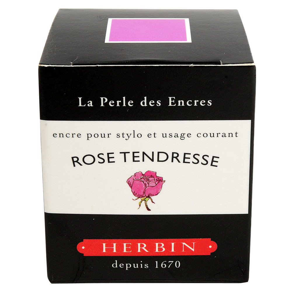 Флакон с чернилами Herbin Rose tendresse (нежно-розовый) 30 мл, артикул 13061T. Фото 3