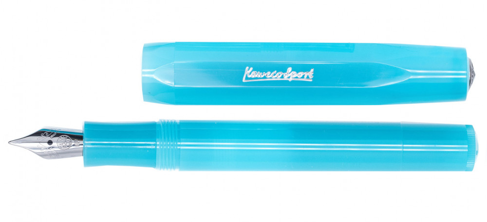 Перьевая ручка Kaweco Frosted Sport Light Blueberry, артикул 10001875. Фото 3