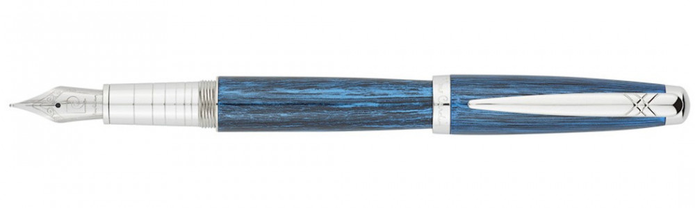 Перьевая ручка Pierre Cardin Majestic сине-черный лак с рисунком, артикул PCX754FP. Фото 1
