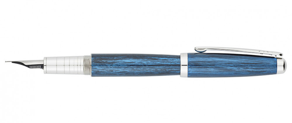 Перьевая ручка Pierre Cardin Majestic сине-черный лак с рисунком, артикул PCX754FP. Фото 2