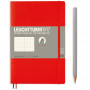 Записная книжка Leuchtturm Paperback B6+ Red мягкая обложка 123 стр