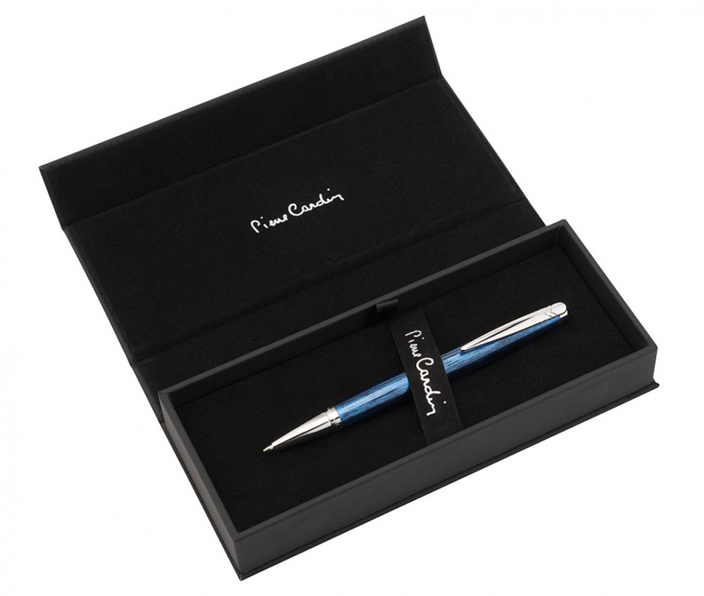 Шариковая ручка Pierre Cardin Majestic сине-черный лак с рисунком, артикул PCX754BP. Фото 3
