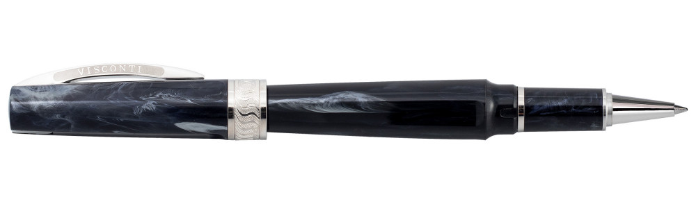 Подарочный набор: ручка-роллер Visconti Mirage Black + кожаный чехол, артикул KP09-07-RB. Фото 2