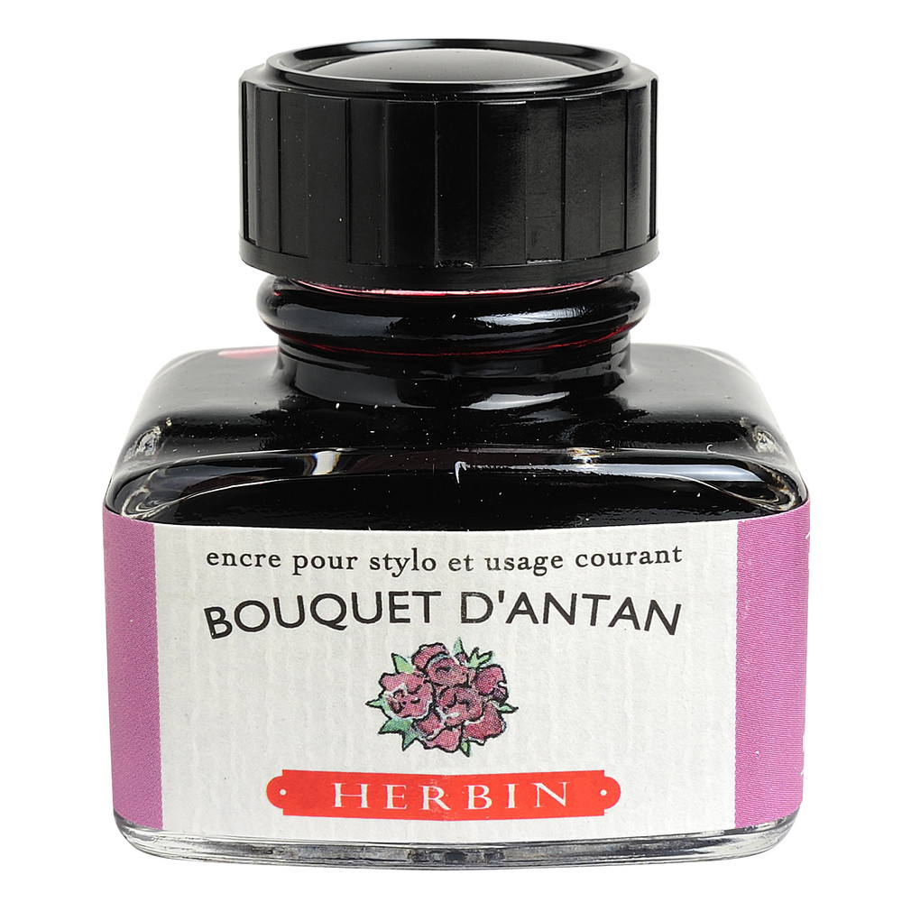 Флакон с чернилами Herbin Bouquet d'antan (пыльная роза) 30 мл, артикул 13064T. Фото 1