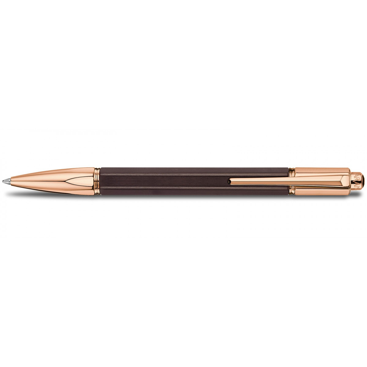 Шариковая ручка Caran d'Ache Varius Ebony Rose Gold, 4480.142 Шариковая ручка Caran d'Ache Varius Ebony Rose Gold, артикул 4480.142. Фото 1
