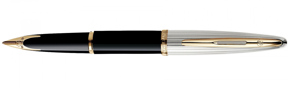 Перьевая ручка Waterman Carene De Luxe Black/Silver, артикул S0699920. Фото 1