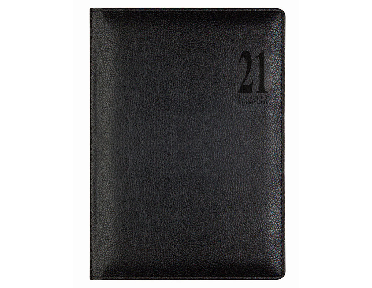 Ежедневник 2021 год Letts Milano A5 искусственная кожа черный, артикул 910267. Фото 1