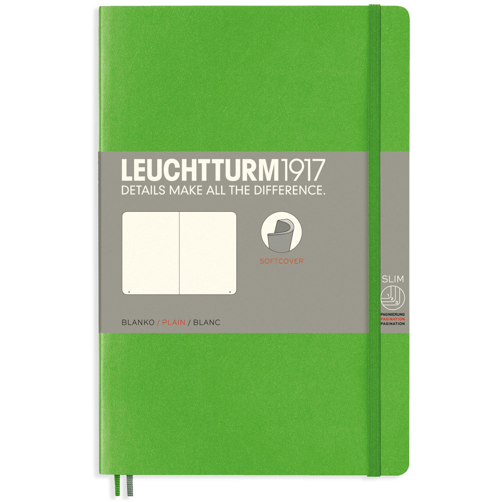 Записная книжка Leuchtturm Paperback B6+ Fresh Green мягкая обложка 123 стр, артикул 358306. Фото 9