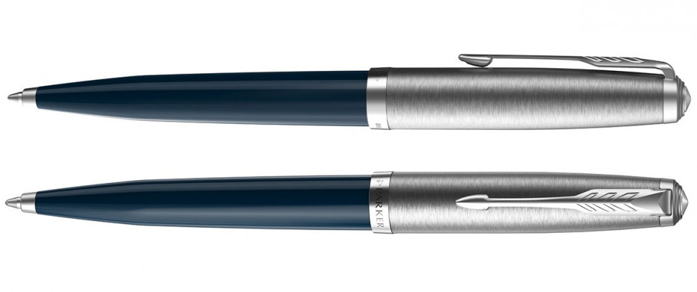Шариковая ручка Parker 51 Core Midnight Blue CT, артикул 2123503. Фото 2