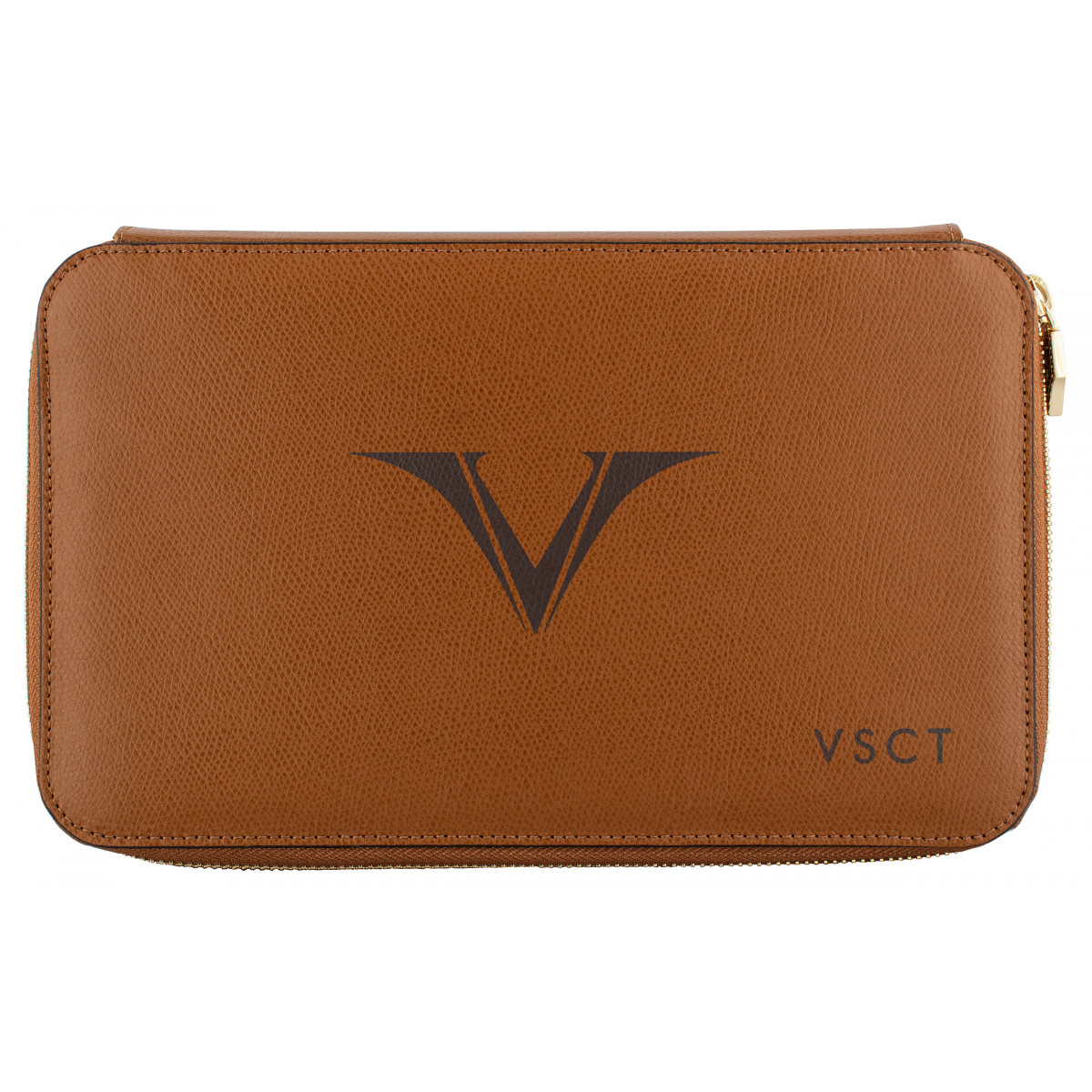 Кожаный чехол для двенадцати ручек Visconti VSCT коньяк, KL11-04 Кожаный чехол для двенадцати ручек Visconti VSCT коньяк, артикул KL11-04. Фото 1