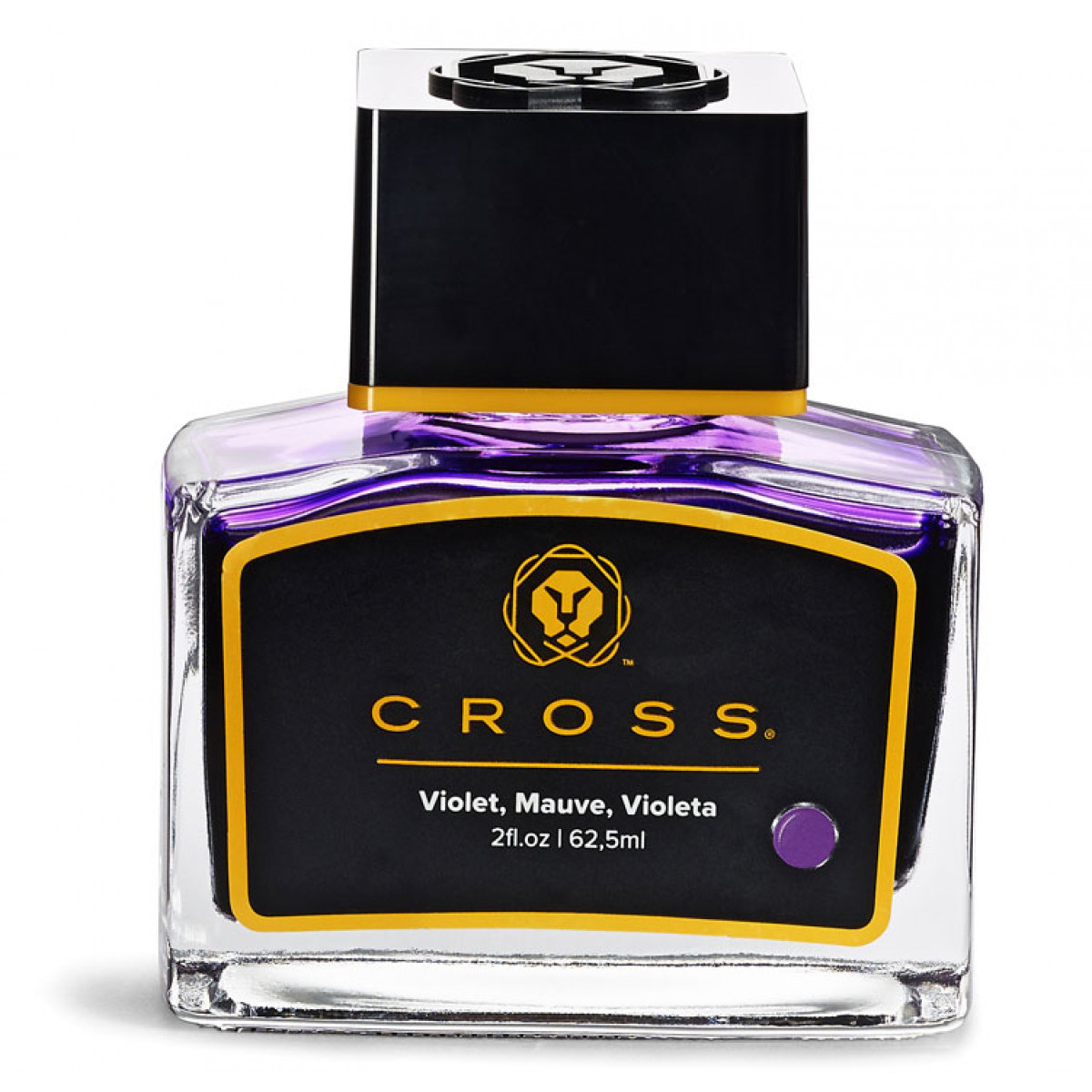 Флакон с чернилами для перьевой ручки Cross фиолетовый 62 мл, 8945S-6-violet Флакон с чернилами для перьевой ручки Cross фиолетовый 62 мл, артикул 8945S-6-violet. Фото 1