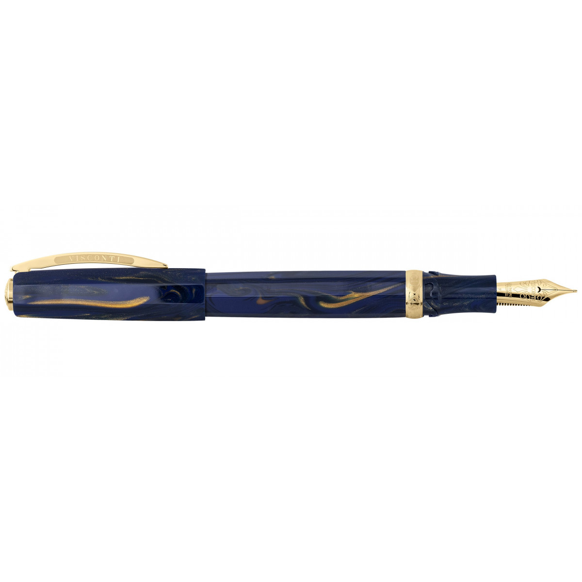 Перьевая ручка Visconti Medici Golden Blue, KP17-05-FPEF Перьевая ручка Visconti Medici Golden Blue, артикул KP17-05-FPEF. Фото 1