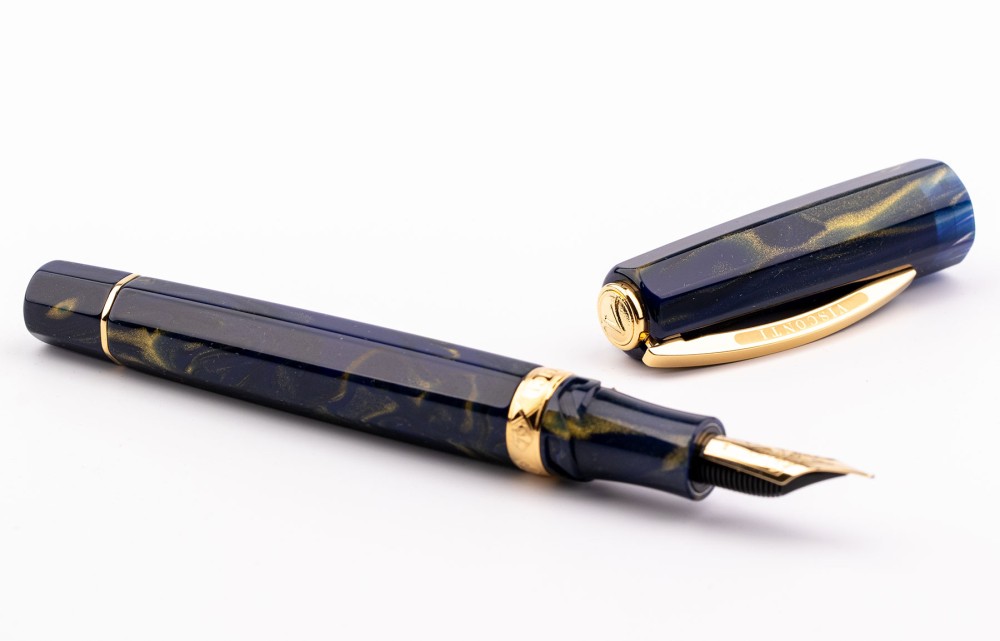 Перьевая ручка Visconti Medici Golden Blue, артикул KP17-05-FPEF. Фото 4