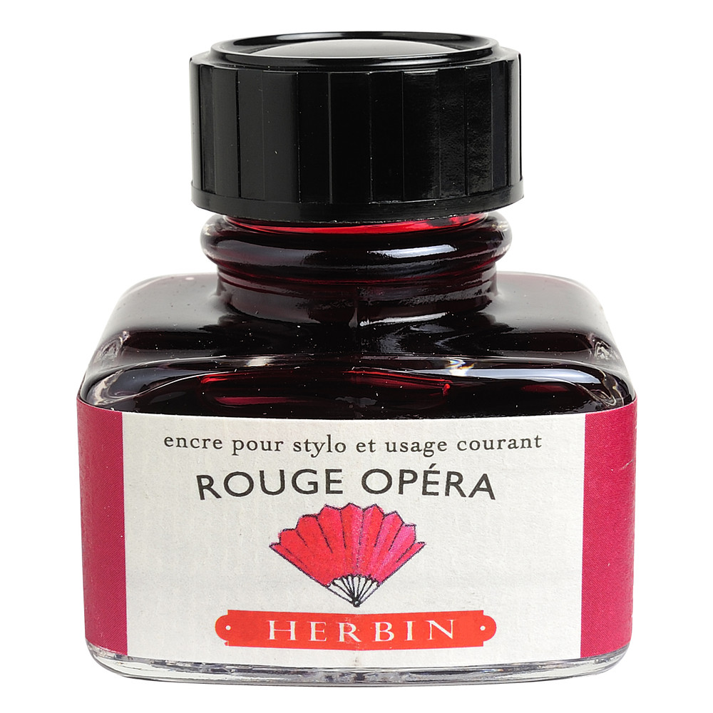 Флакон с чернилами Herbin Rouge opera (розово-красный) 30 мл, артикул 13068T. Фото 1