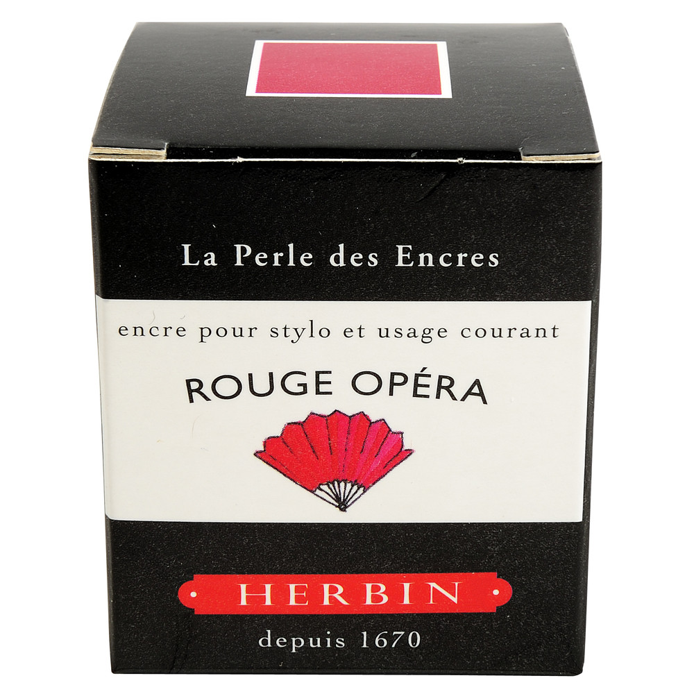 Флакон с чернилами Herbin Rouge opera (розово-красный) 30 мл, артикул 13068T. Фото 3