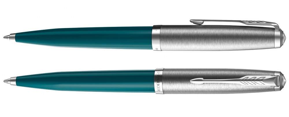 Шариковая ручка Parker 51 Core Teal Blue CT, артикул 2123508. Фото 2