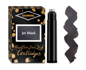Картриджи Diamine International для перьевых ручек Jet Black 18 шт