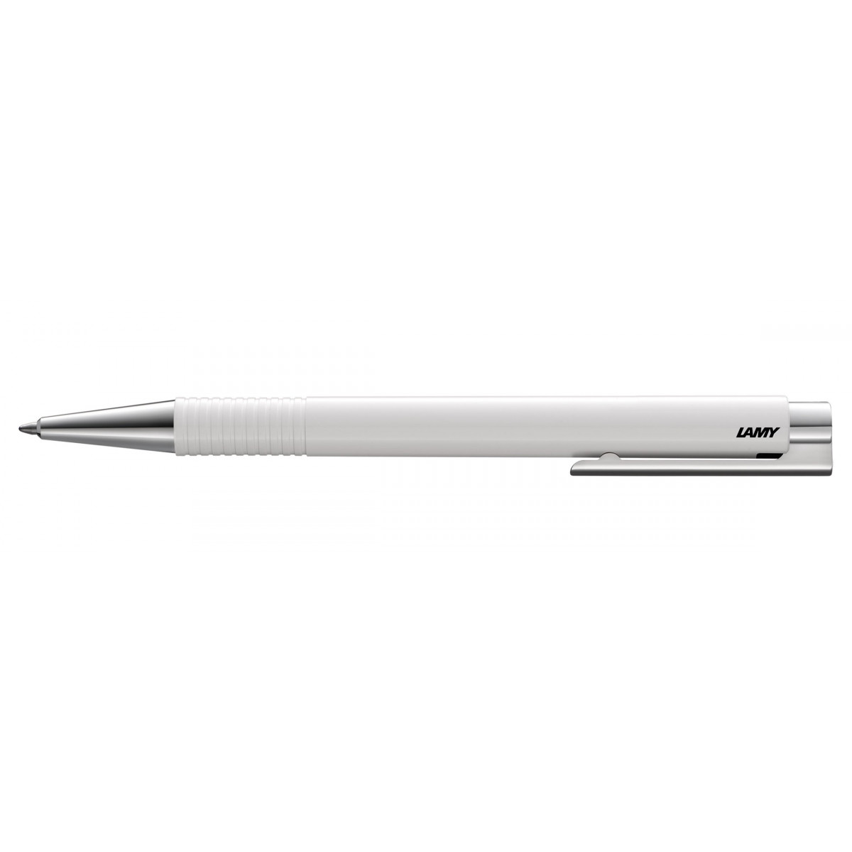 Шариковая ручка Lamy Logo M+ White, 4030229 Шариковая ручка Lamy Logo M+ White, артикул 4030229. Фото 1