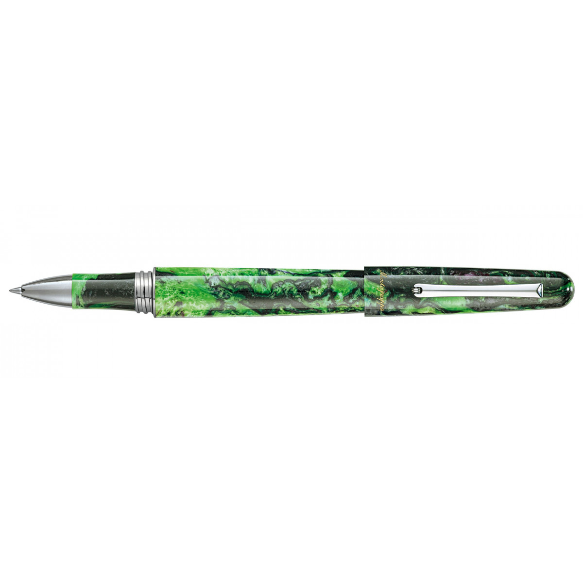Ручка-роллер Montegrappa Elmo 01 Fantasy Blooms Black Star Calla Lily, артикул elmo01-bc-rb. Фото 1