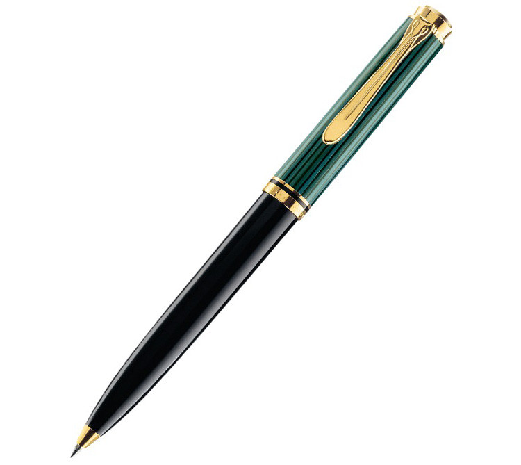Шариковая ручка Pelikan Souveran K600 Black Green GT, артикул 980086. Фото 2