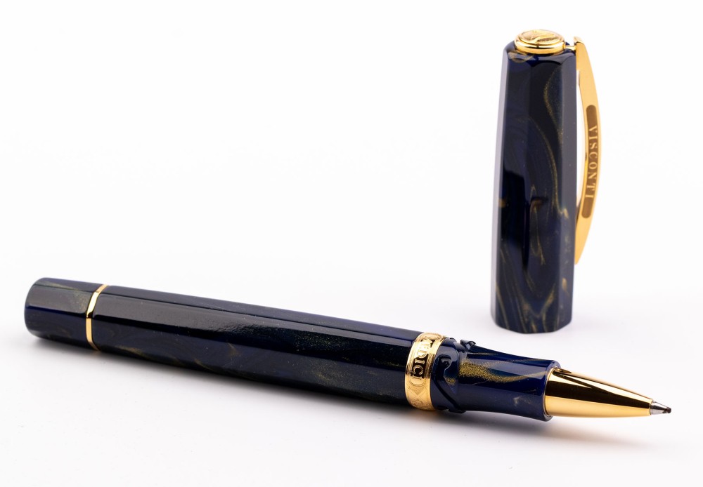 Ручка-роллер Visconti Medici Golden Blue, артикул KP17-05-RB. Фото 3