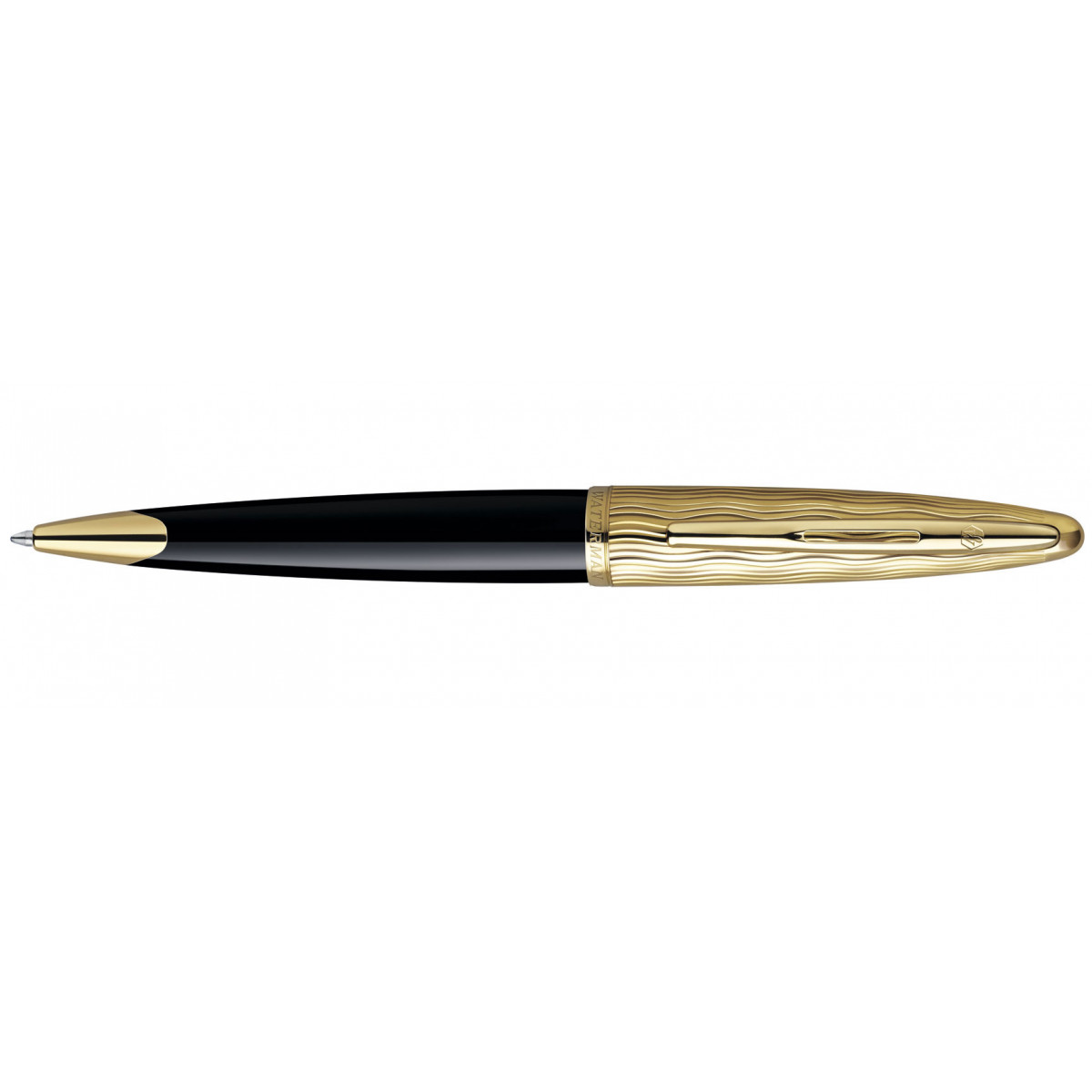Шариковая ручка Waterman Carene Essential Black GT, артикул S0909810. Фото 1